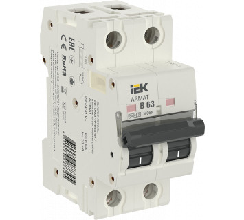 ARMAT Автоматический выключатель M06N 2P B 63А IEK