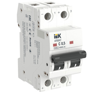 ARMAT Автоматический выключатель M06N-DC 2P C 0,5А IEK