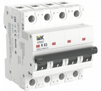 ARMAT Автоматический выключатель M06N-DC 4P K 63А IEK
