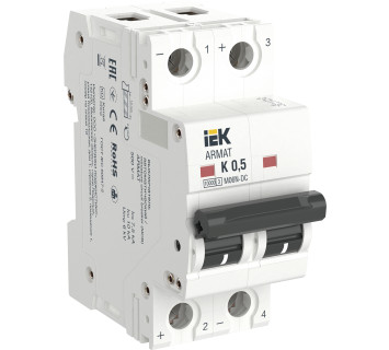 ARMAT Автоматический выключатель M06N-DC 2P K 0,5А IEK