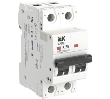 ARMAT Автоматический выключатель M06N-DC 2P K 25А IEK