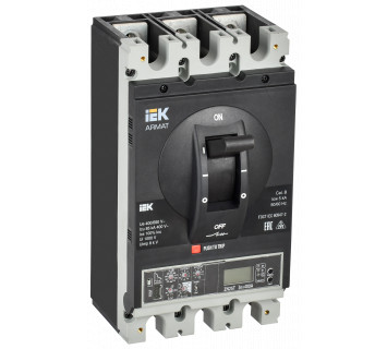ARMAT Автоматический выключатель в литом корпусе 3P типоразмер I 85кА 630А расцепитель электронный продвинутый IEK