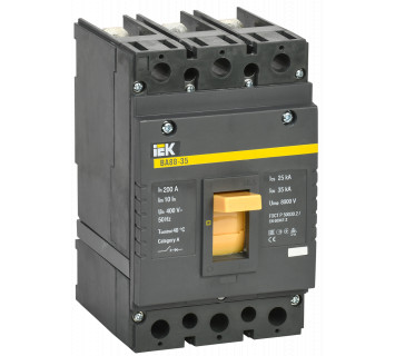 Выключатель автоматический ВА88-35 3Р 200А 35кА IEK