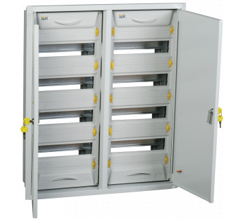 UNIVERSAL Корпус металлический ЩРв-2х48зк-1 36 IP31 c кожухом (артикул замены TI5-50-V-2X048-31-7035) IEK