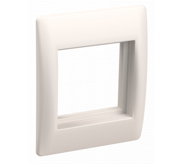 Рамка и суппорт универсальные на 2 модуля белые IEK