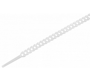 Стяжка универсальная многоразовая RS 10х300мм прозрачная (20шт/упак) IEK