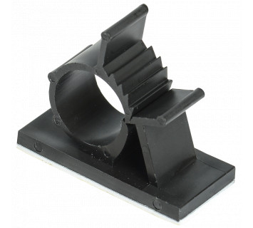 Клипса самоклеящаяся КС-15 черная (24шт) IEK