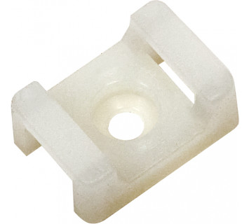 Площадка ПМ 22х16х6мм под винт белая (100шт) IEK