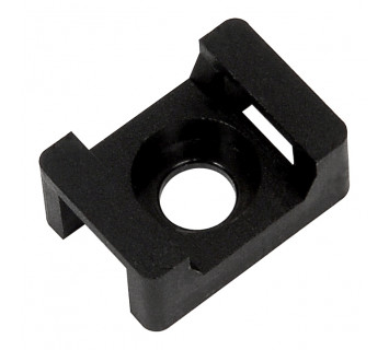 Площадка ПМ 22х16х4мм под винт черная (100шт) IEK