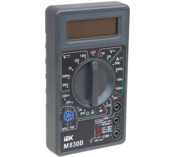 Мультиметр цифровой UNIVERSAL M830B IEK