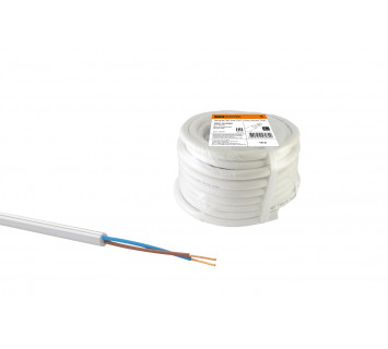 Провод ПВС 2х6 ГОСТ (10м), белый TDM