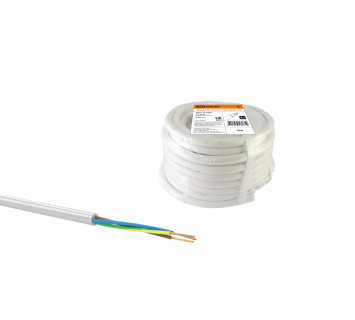 Провод ПВС 3х4 ГОСТ (10м), белый TDM