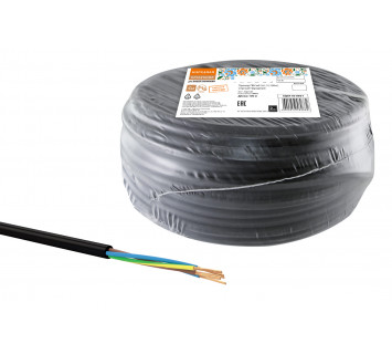 Провод ПВСмб 5х1,5 (100м), черный Народный