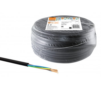 Провод ПВСмб 5х2,5 (100м), черный Народный