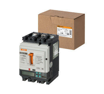 ВА89-35 3Р 160А 70кА (ЭР-ЖК дисплей) TDM