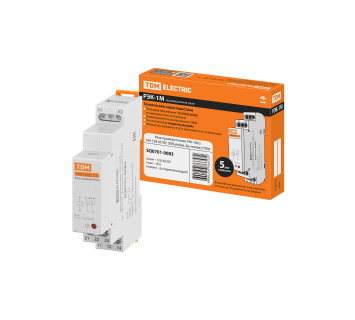 Реле промежуточное РЭК-1М/2 16А  12В АС/DC (DIN-рейка, 2р-контакт) TDM