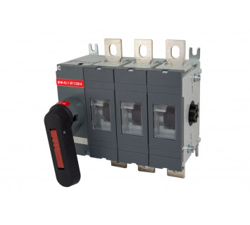 Рубильник ВНК-43-1 3П 1250А с установленной фронтальной ручкой управления TDM
