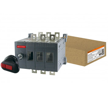 Рубильник ВНК-39-2 3П 630А реверсивный TDM