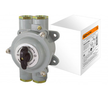 Пакетный выключатель ПВ2-100 2П 100А 220В, силуминовый корпус, IP56 TDM