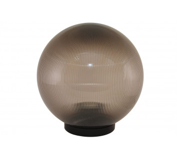 Светильник НТУ 02-100-305 шар дымчатый с огранкой d=300 мм TDM