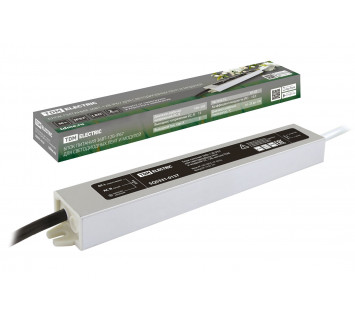 Блок питания 36Вт-12В-IP67 для светодиодных лент и модулей DC 12В, металл TDM