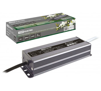 Блок питания 60Вт-12В-IP67 для светодиодных лент и модулей DC 12В, металл TDM