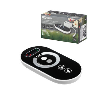 Контроллер для светодиодных лент и модулей MONO-RF-12В-18А-216Вт-IP20, 1 канал, сенсорный пульт, TDM