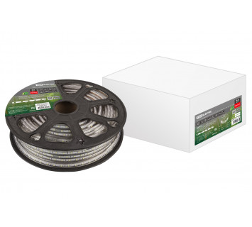 Лента светодиодная SMD2835-60 LED/м-220 В-4,8 Вт/м-IP67-красный (30м) TDM