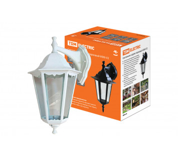 Светильник 6060-22 садово-парковый шестигранник, 60Вт, вниз, белый