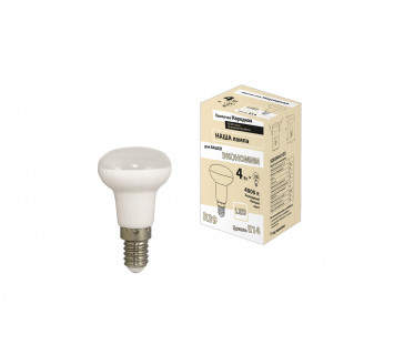 Лампа светодиодная R39 - 4 Вт-230 В-4000 К–E14 Народная