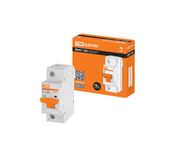 Авт. выкл. ВА47-100 1Р 125А 10кА  х-ка С TDM