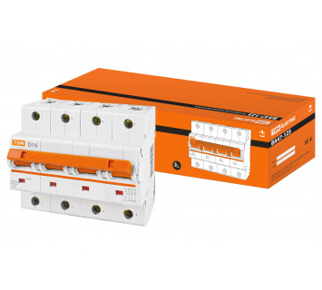 Авт. выкл. ВА47-125 4Р  16А 15кА х-ка D TDM