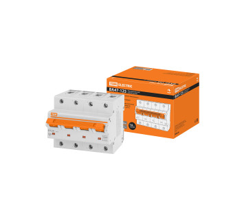 Авт. выкл. ВА47-125 4Р 125А 15кА х-ка D TDM