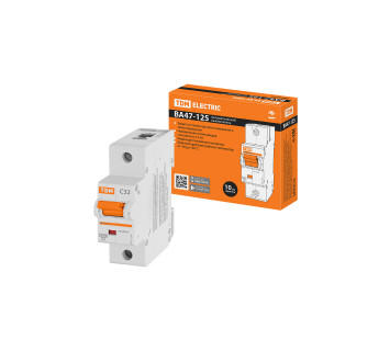 Авт. выкл. ВА47-125 1Р 32А 15кА  х-ка С TDM