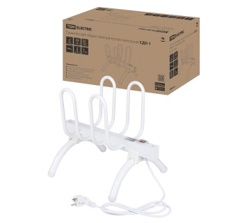 Сушилка для обуви электрическая напольная, СДО-1, 40 Вт, на 2 пары обуви, TDM