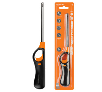 Зажигалка газовая с пьезоэлементом ЗГ-01, регул. уров. плам., многоразовая заправка, TDM