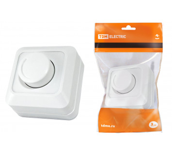 Светорегулятор поворотный RL 300 Вт IP20 белый 