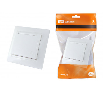 Розетка 2П+З 16А 250В IP44 с защ. шт. с крышкой белая 