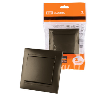 Кнопка звонковая 6А бронза 