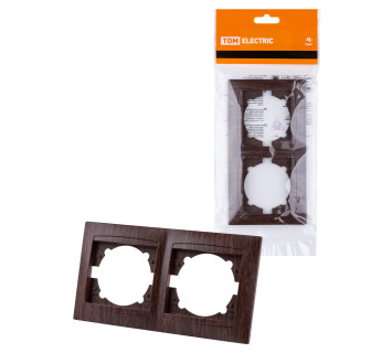 Рамка 2-х постовая горизонтальная венге 