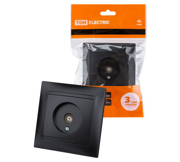 Розетка телевизионная простая (0-2400МГц, 