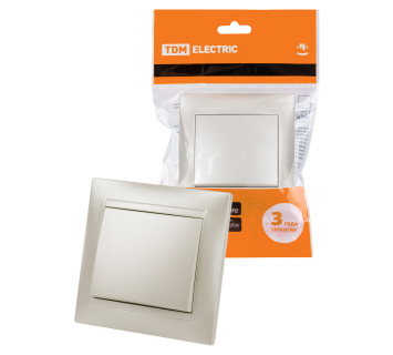 Выключатель 1 кл. 10А перламутр 