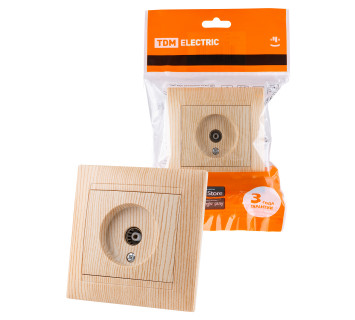 Розетка телевизионная простая (0-2400МГц, 