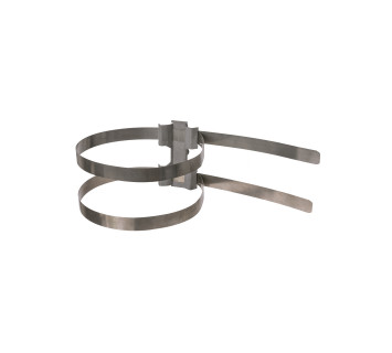 Держатель хомут сдвоенный ?80-300 мм для изоляционной штанги, М16, термодиффузия TDM