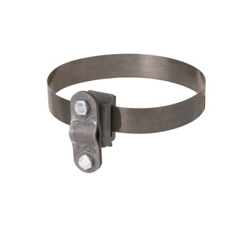Держатель хомут ?10-100 мм, для прута ?6-10 мм, стальной зажим термодиффузия TDM