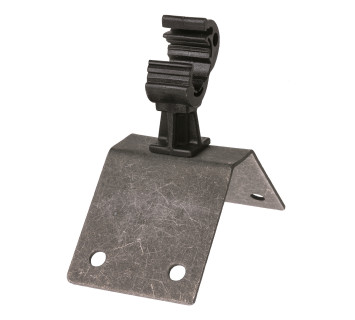 Держатель коньковый для прута ?8-10 мм, полимерный фиксатор, гор. цинк. TDM