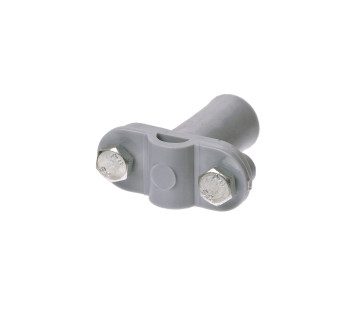 Держатель для гориз. и верт. поверхностей полим-й 2-х болтовой высота 45 мм, для прута ?6-10 мм TDM