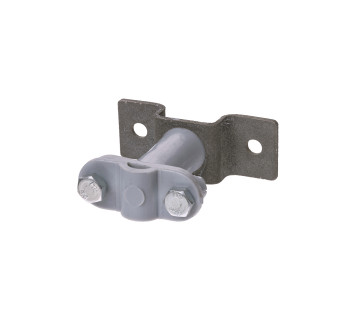 Держатель для гориз. и верт. поверхностей полим-й 2-х болтовой высота 55 мм, для прута ?6-10 мм TDM