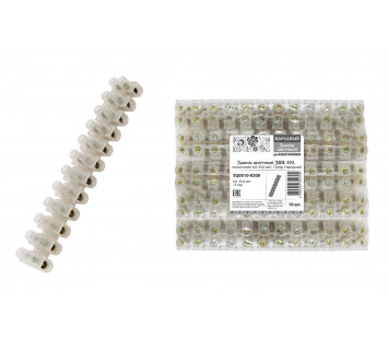 Зажим винтовой ЗВИ-100, полиэтилен 6,0-35,0 мм2, 12пар, Народный