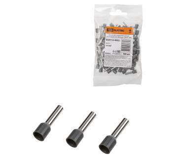 Наконечник-гильза Е4012 4,0мм2 с изолированным фланцем (100шт) TDM